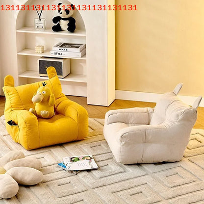 Lazy Sofa With Storage Bag Children's Bear Sofa Chair For Boys And Girls Soft Small Sofa Chair Comfortable Ergonomic Living Room
