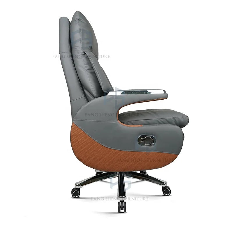 Chair Office Furniture Wholesale Luxury Modern Leather Ergonomic Boss Chair Office Chair  for Fat People