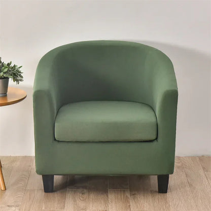 Elastic Spandex Tub Chair Cover Stretch Armchair Cover Club Sofa Slipcover for Living Room Couch Covers with Seat Cushion Covers