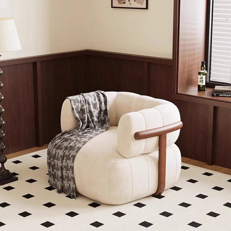 Comfortable Pedicure Living Room Chairs Sofa Arm Gaming Beach Throne Chairs Modern Lazy Outdoor Wooden Fauteuil Home Furniture