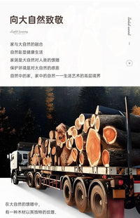 XL retro sofa walnut wood solid wood leather first layer cowhide combination sofa living room furniture