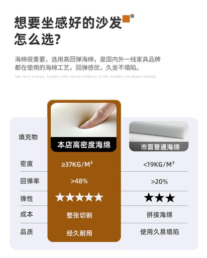 Large  Apartment Sofa Wood Lounge  Puffs Recliner Longer Sofa Modern Designer Luxury Nordic Muebles Para El Hogar Home Furniture