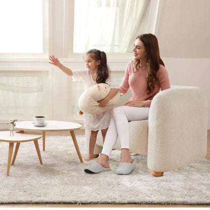 40" Modern Accent Chair Reading Chair Oversized Barrel Chairs for Living Room Bedroom Apartment (1, Khaki), Customized