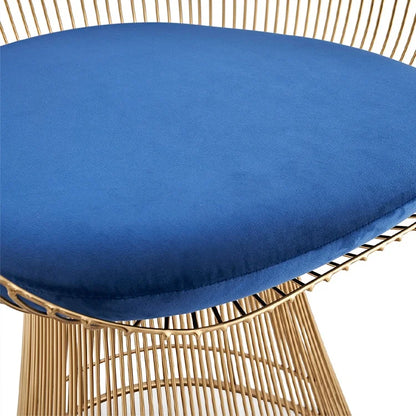 Modern Home Metal Gold Frame Accent Chair Luxury Fabric Velvet Stainless Steel Living Room Lounge Chairs