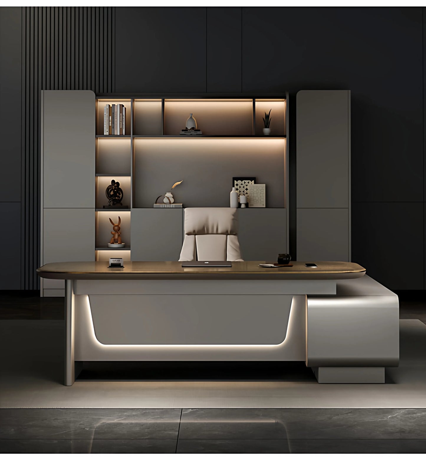 Minimalist Crafts Office Desk Storage Luxury Executive Organizers Office Desk Computer European Meuble Bureau Home Furniture
