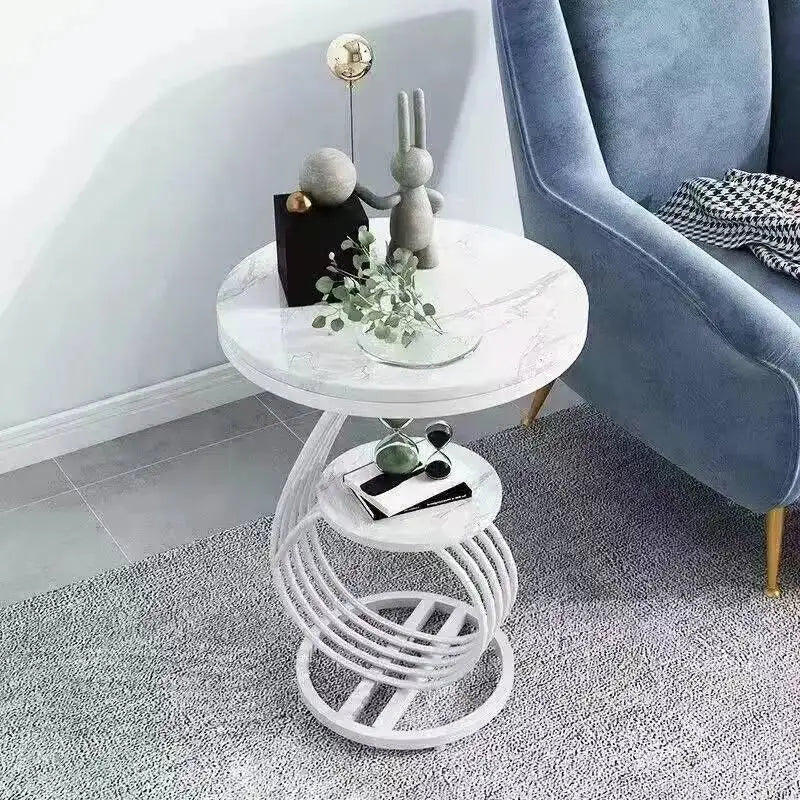 Nordic Round Coffee Tables Books Big Luxury Gold Nordic Hall Side Coffee Table Bedside Dressing Mesitas De Noche Home Furniture