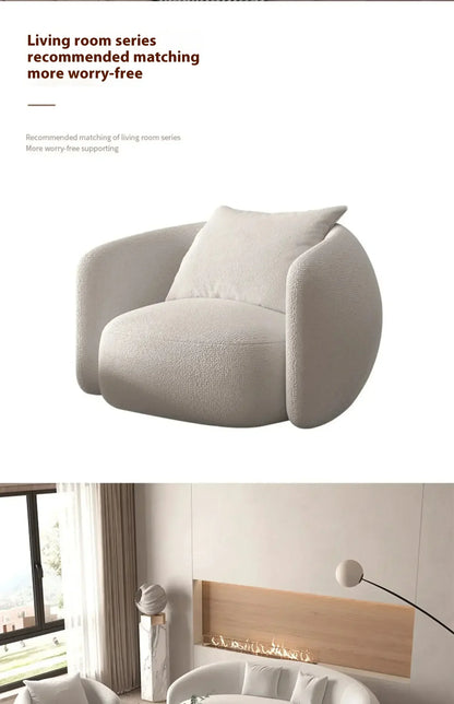 Italian Banana Sofa Minimalist Shaped Sofa Living Room Simple Modern Arc Cashew  Set Lazy Sofa Home Furniture