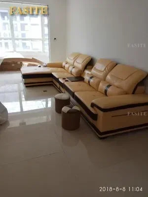 durable Living Room Sofa set corner sofa speaker real genuine cow leather sectional sofas nordic L shape bluetooth headrest func