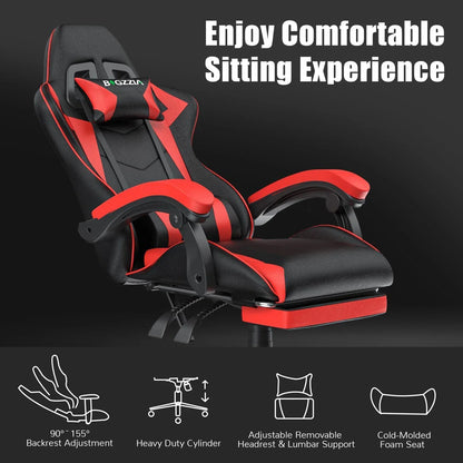 Ergonomic With Lumbar Gaming Chair With Footrest Gamer Chairs Cushion Headrest Silla Gamer Cadeira Computer Office Chair