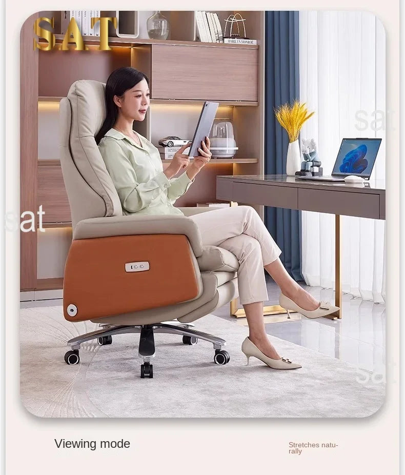 Intelligent Electric Massage boss Chair, Comfortable Home Computer Chair, Modern Business Ergonomic Luxury Office Chair