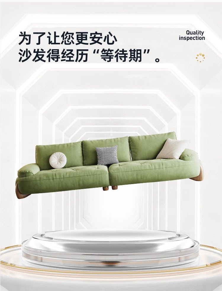 Luxury Green Living Room Sofa Modern Nordic Design Reclinable Sectional Muebles De Sala Stylish Home Furniture Decorr Space