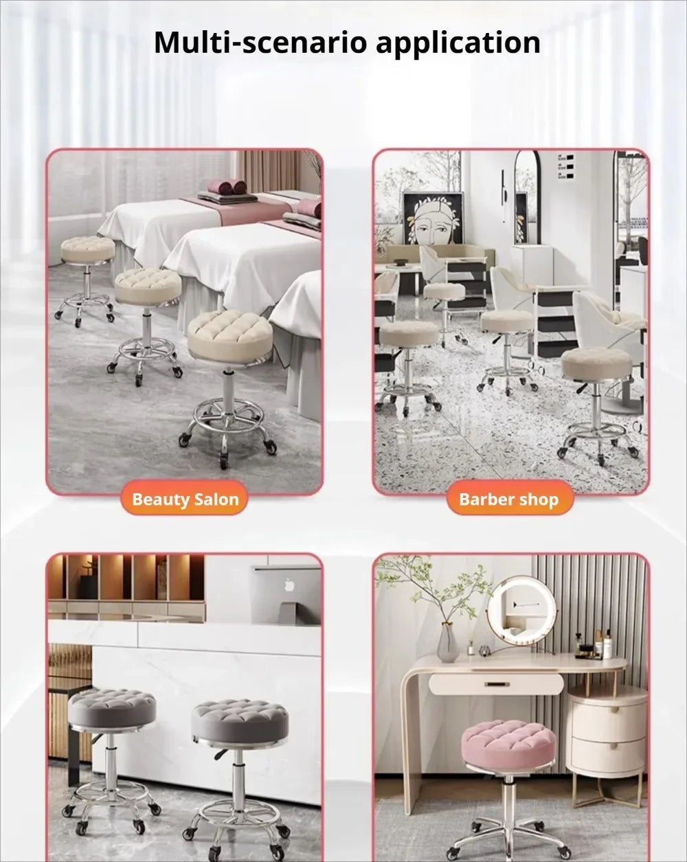 Salon Chair For Hair Stylist Salon Chairs Barber Chairs Shop Hair Cosmetologist 360° Free Rotation Ergonomic Chair Salon Chair