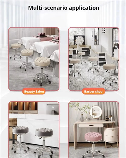 Salon Chair For Hair Stylist Salon Chairs Barber Chairs Shop Hair Cosmetologist 360° Free Rotation Ergonomic Chair Salon Chair