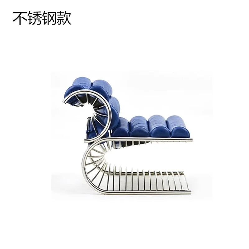 Living room modern minimalist metal, special-shaped high-end sofa chair