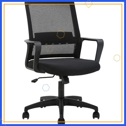 Ergonomic Office Chair with Lumbar Support, Adjustable Mesh Desk Chair for Comfort and Posture