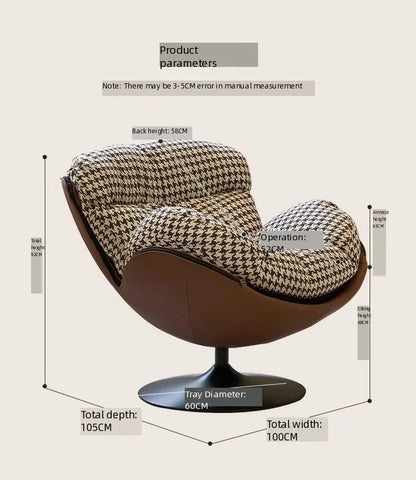 Large Modern Living Room Chairs Swivel Luxury Relaxing Comfy Design Chairs Armchair Lazy Puffs Sedie Da Soggiorno Home Furniture