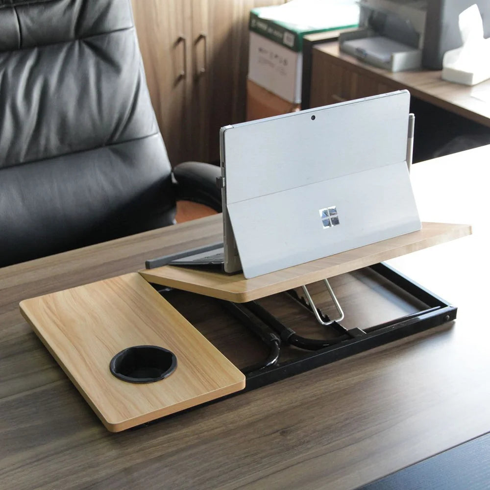 Adjustable Foldable Laptop Desk Portable Ergonomic Stand for Bed Sofa Notebook