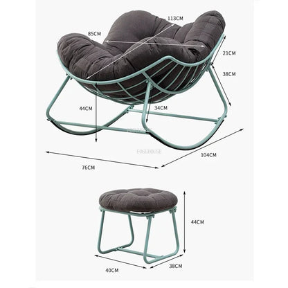 Adult Balcony Home Leisure Couch Sitting Room Single Sofa Internet Celebrity Rocking Chair