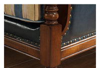 European Living Room Sofa Elegant Loveseat Wooden Modern Luxury Lounge Sofa Puffs Modular Wooden Canape Salon Furniture Home