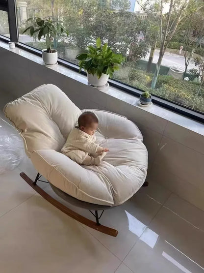 Lazy Couch Penguin Rocking Chair Indoor Leisure Rocking Chair Lounge Chair Rocking Daybed Adult Lounge Snail Balcony Home Egg