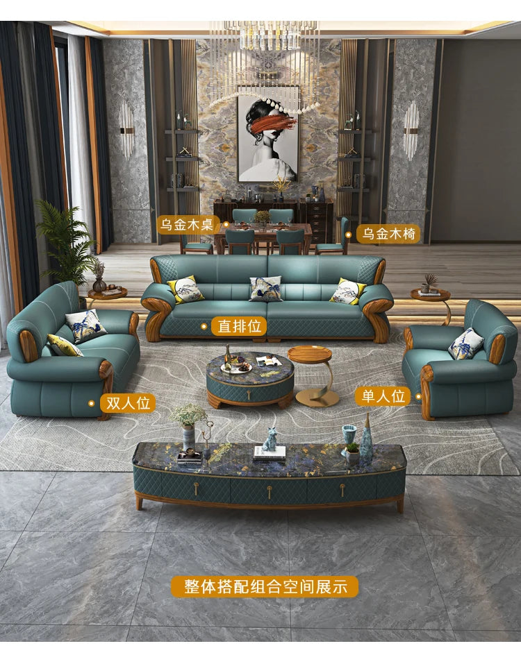 Aesthetic Nordic Living Room Sofas Pouf Leather Minimalist Modern Living Room Sofas Lounge Koltuk Takımı Postmodern Furniture