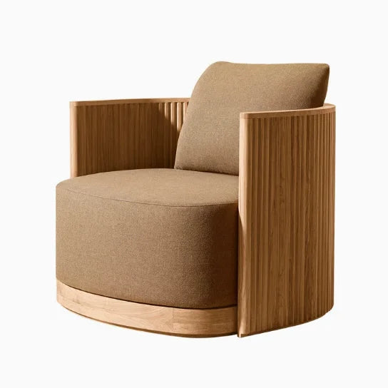nvModern Simple Courtyard Villa Garden Outdoor Waterproof Sunscreen Anticorrosive Durable Teak Sofa Outdoor Furniture&