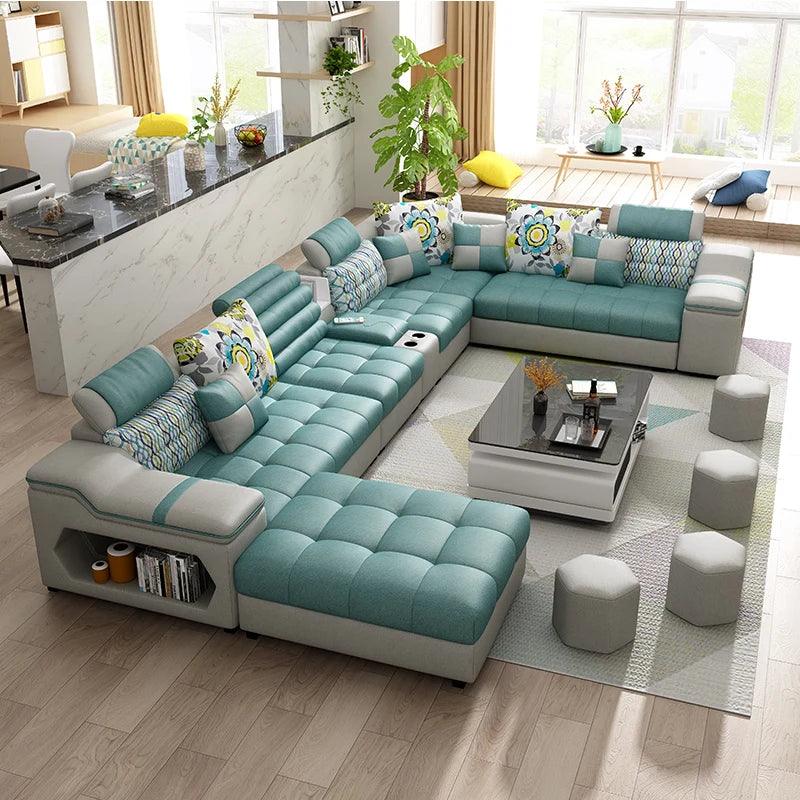 Living Room Minimalist Sofa Sectional Luxury Modern Home Sofa Lazy Comfortable Canape Salon De Luxe Furniture Accessories