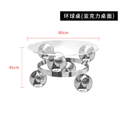 CZ Vintage Stainless Steel Irregular Single Chair Home Backrest Minimalist Industrial Style Restaurant Leisure Dining Chair