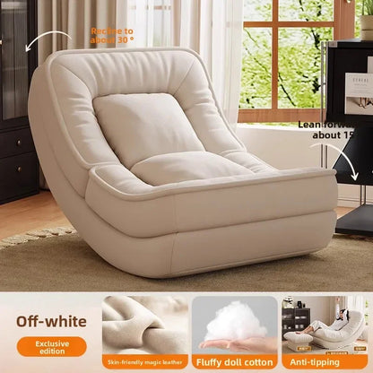 Moon Kennel Rocking Chair Reclining Chair Adults Sleeping Lazy Sofa Chair Balcony Home Lounge Chair