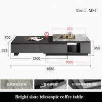 Extendable Nordic Luxury Coffee Table Multi Function Storage Sofa Modern Coffee Table Smart Design Beistelltisch Home Furniture