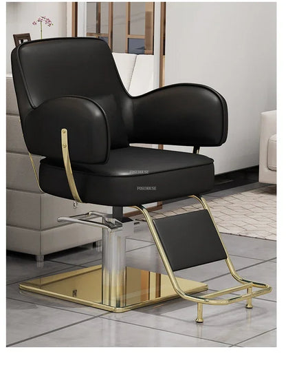 Beauty Salon Chair professional Hairdressing Chairs Stainless Steel Barber Chairs Modern Salon Furniture simple Lift Swivel Seat