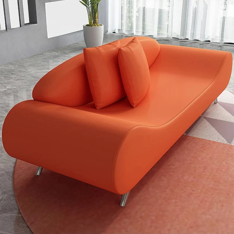 Nordic Relaxing Minimalist Modern Design Comfortable Living Room Sofas Elegant Light Luxury High-quality Simple Hotel Furniture
