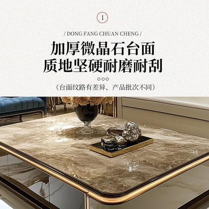 Coffee Table Living Room Household Light Luxury High-end Large Apartment Tea Table Rectangular 2025 New High-end Villa Large