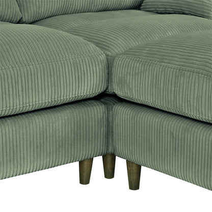 121" Modular Sectional Sofa Couch L Shaped Upholstered Sofa With Chaise Cushion Oversized 6 Seater Couches Sofas For Living Room