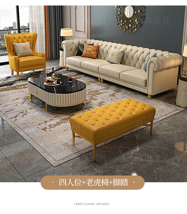 Nordic Modern Leather Sofas Luxury Sectional Single Loveseat Lounge Couch 3 Piece Designer Divano Soggiorno Furniture Home