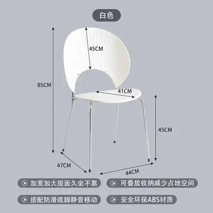 Outdoor Transparent Plastic Chair Waiting Minimalist Modern Party Acrylic Chairs for Events Clear Silla Comedor Home Furniture