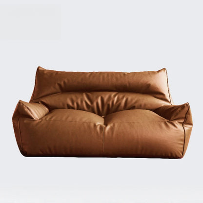 OTAUTAU 1-2 Seat Faux Leather Bean Bag Cover Couch Armchair Pouf Beanbag Cover SF433【No Filler!Need Buy Filler Yourself !】