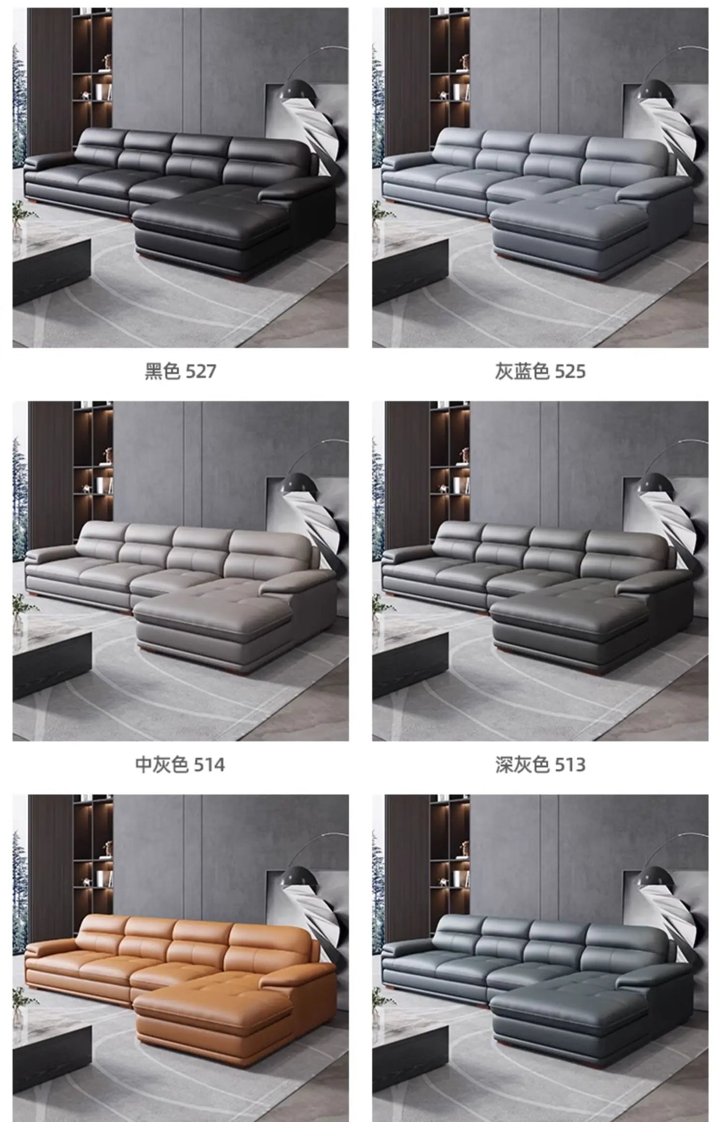 Real Minimalist Living Room Sofas Classic Sleeping Modern Lounge Sofa Leather Luxury Soft Couch Wohnzimmer Furniture For Home