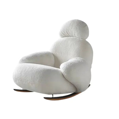 Balcony Living room Bedroom Designer Internet celebrity chair Solid wood tripod recliner