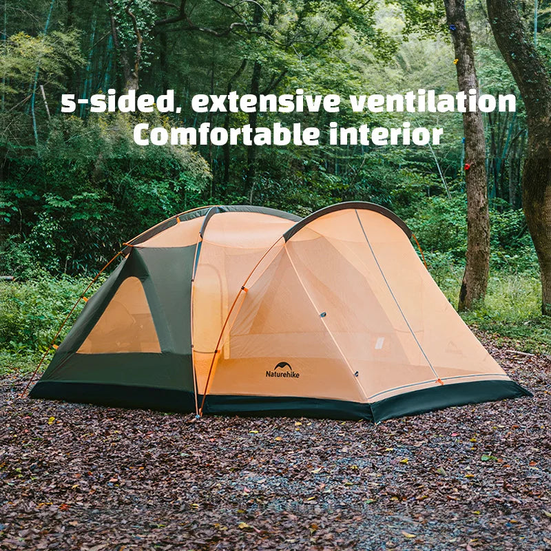 Naturehike 8-10 Person Tent Kota Cloud Casual Tent Outdoor Camping Hiking Travel Gazebo Tents Big Space Waterproof Breathable