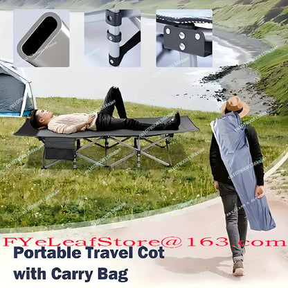 Outdoor Camping Bed Simple Folding Bed Single Office Lunch Break Bed Household