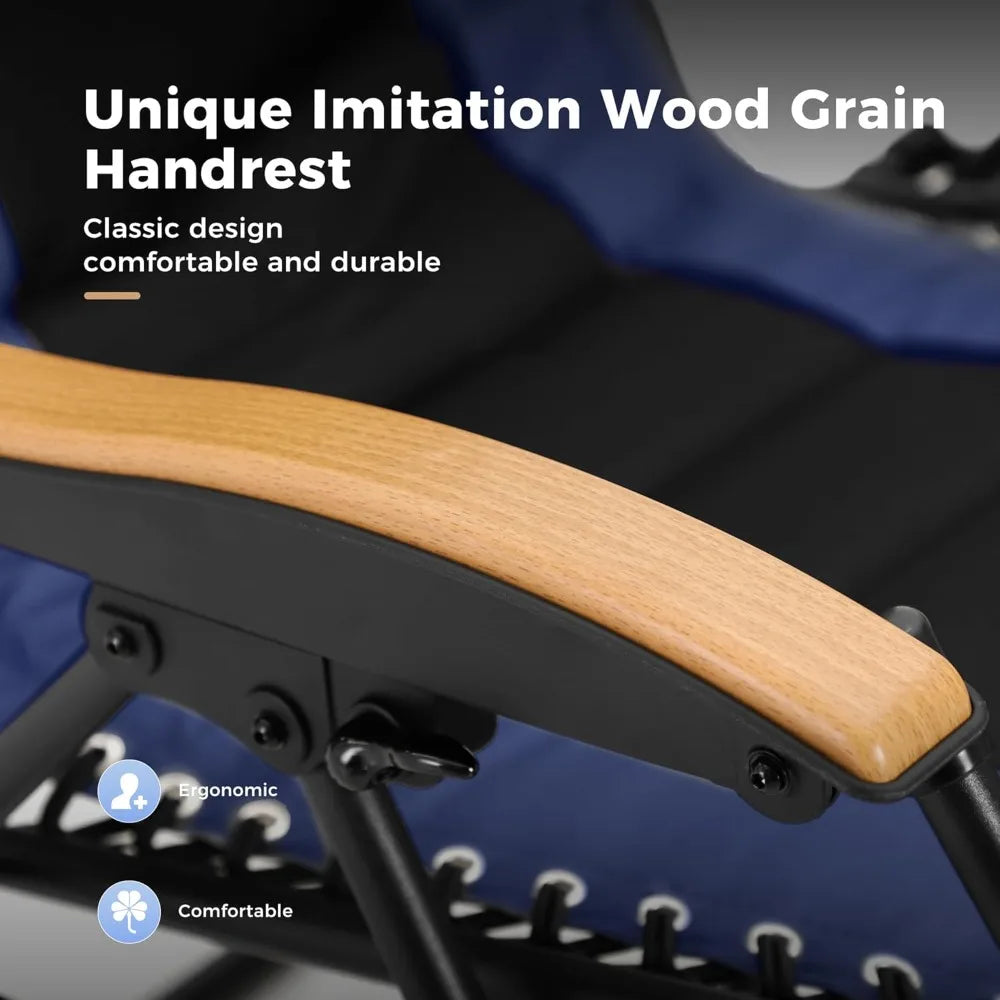 oversized xxl padded zero gravity lawn chair anti gravity lounge chair foldable recliner 30