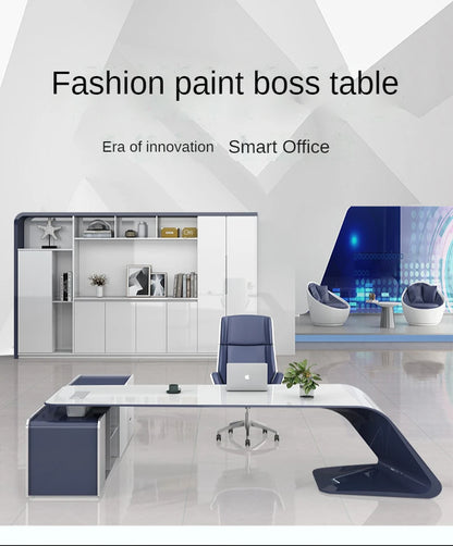 Escritorio De Oficina White Executive Luxury Office Table Office Desk Set Office Furniture Commercial Furniture Schreibtisch