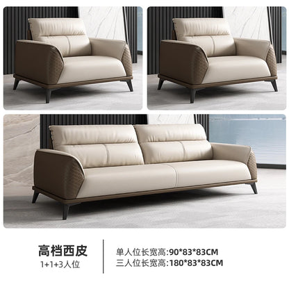 Office Sofa Business Simple Modern Rest Area Three-person Meeting Room Reception Negotiation Coffee Table Combination Office