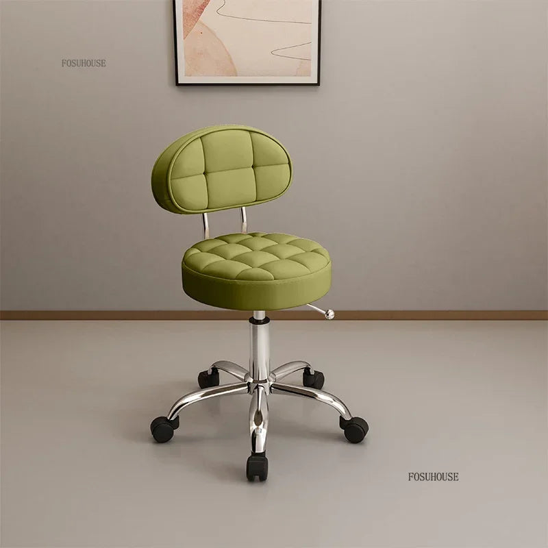 Backrest Pedicure Chair Barber Shop Pulley Hairdressing Chairs Lifting Manicure Stool Design Hair Salons Furniture Barber Chair