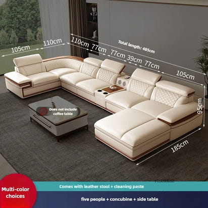 Light Luxury Living Room Sofas Villa Comfortable Italian Style Design Modularity Sofas Recliner Sofas for Living Room Furniture