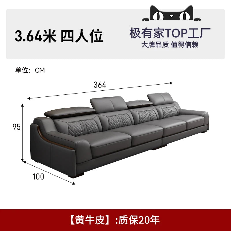 Genuine Leather Modern Sofas Luxury Recliner Comfortable Relax Armchairs Sofas Bedrooms Lazy Sillas Para Sala De Estar Furniture