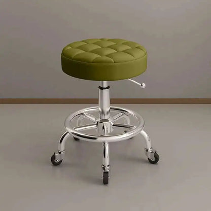 Aesthetic Hairdressing Chair Backrest Simple Rolling Rotating Barber Chair Portable Mocho Cadeira Barber Equipment MQ50BC