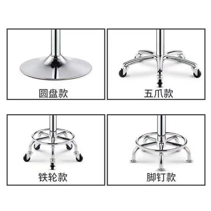 Bar Chair Bar Chair Stool Stool Haircut Chair Rotating Lifting Round Stool Backrest Pulley Chair Large Work Stool Supply