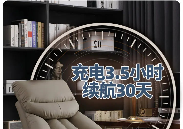 Smart Electric Executive Office Chair with Ventilation - Reclining Massage CEO Chair for Home Professional Use Furniture JT40